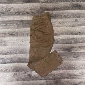 Abercrombie & Fitch Felix Super Skinny Stretch Khaki Cargo Pants Mens Size 34x32
